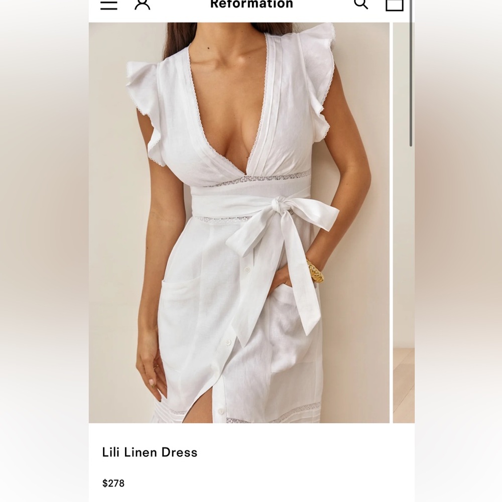 Lili Linen Dress
